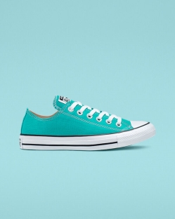 Converse Chuck Taylor All Star Seasonal Color Női Rövidszárú Zöld | USXQRLN-HU